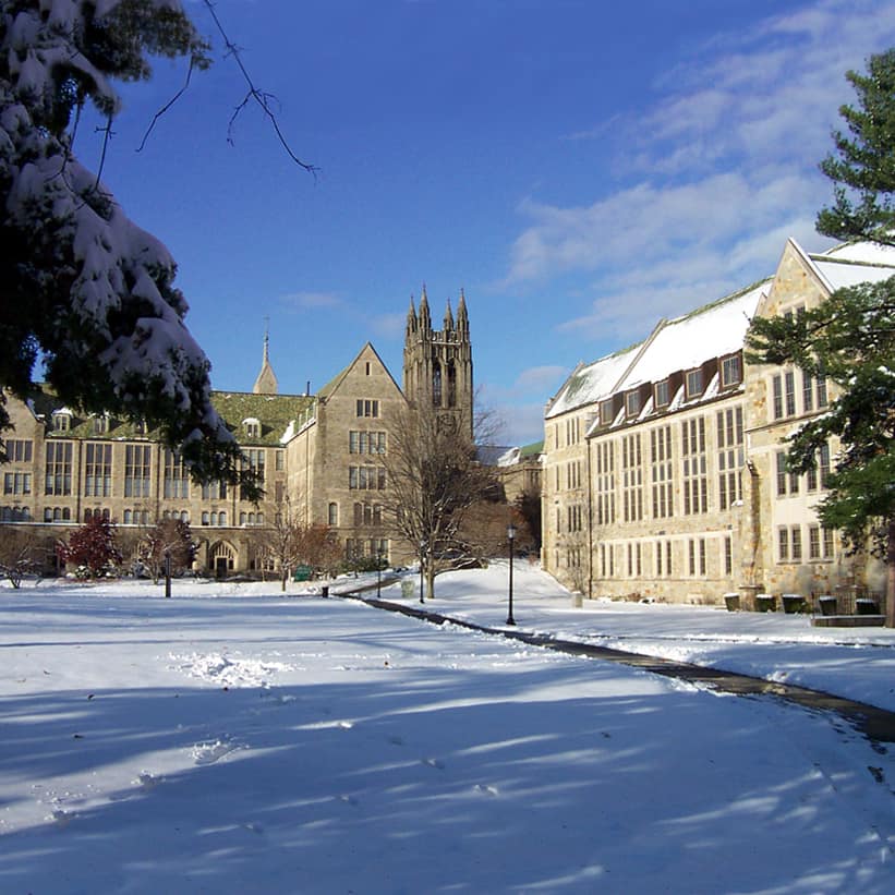 Boston College campus