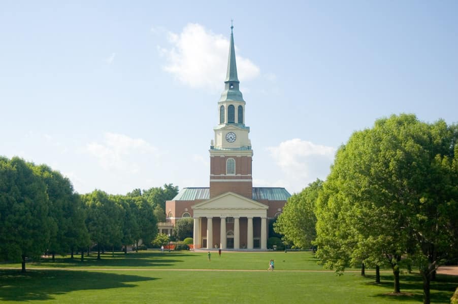 Wake Forest University campus